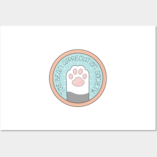 Toe Bean Appreciation Society Badge Posters and Art